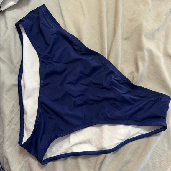 Blue Swim Suit Plus Size - Picture 4 of 5